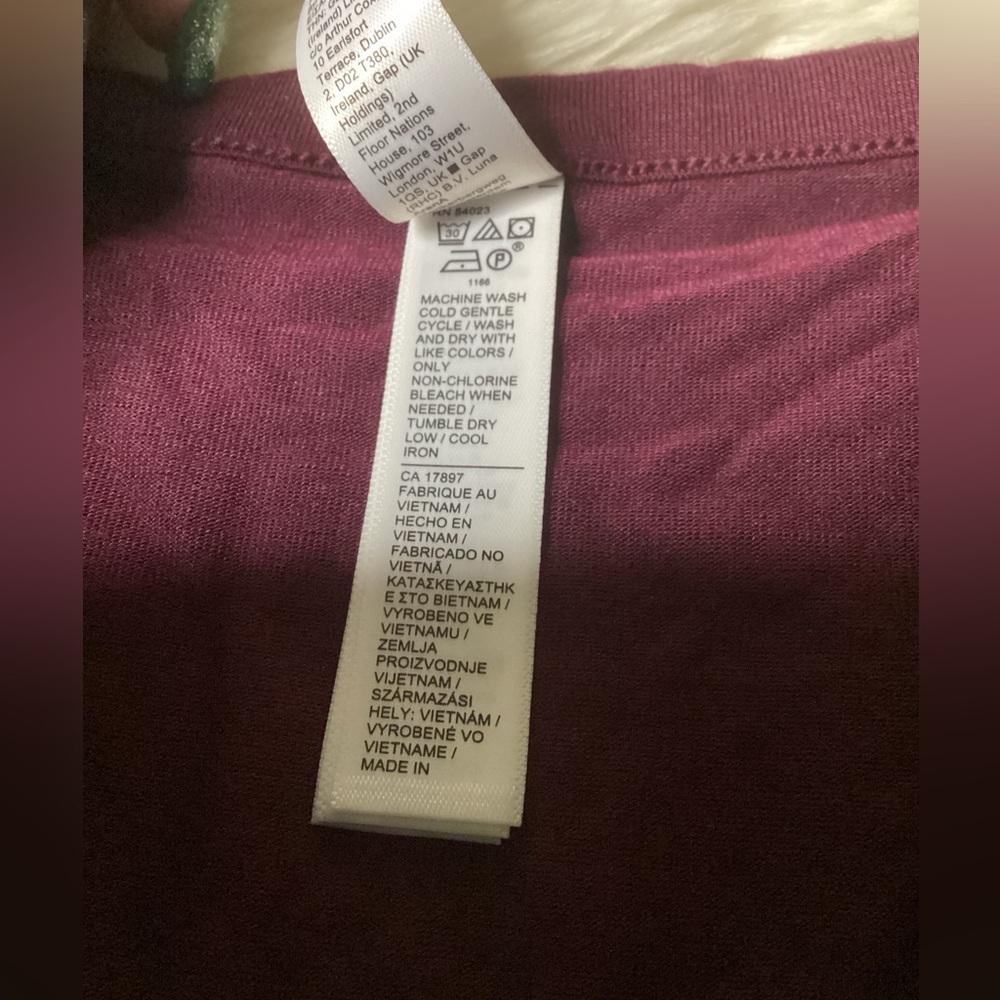 NEWT ATHLETA Burgundy Button-Up Top - Picture 10 of 12